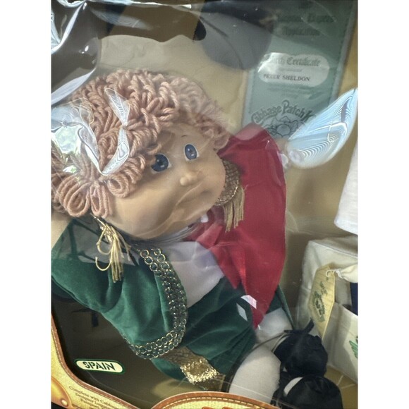 1985 Cabbage Patch Kids World Traveler Coleco “Peter Sheldon” Spain New, Opened - Picture 4 of 9